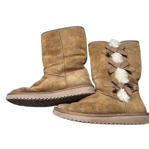 Koolaburra Uggs - Women’s Suede Faux Fur Boots Sz 8